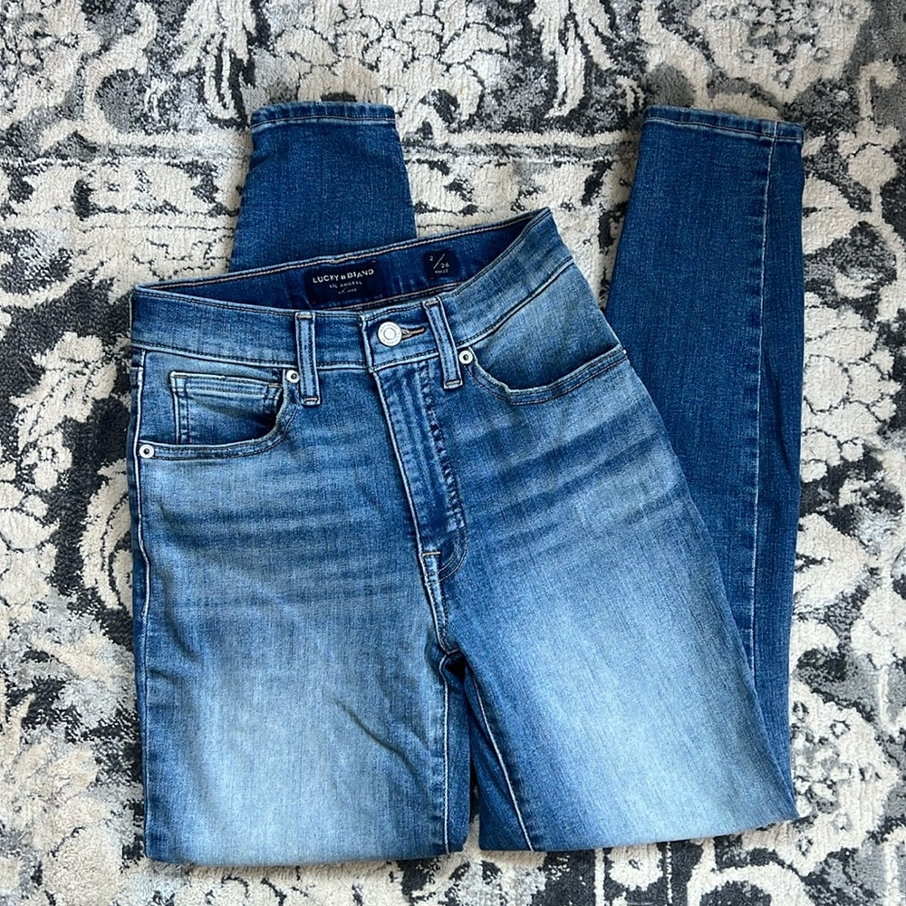 Lucky Brand Bridgette High-rise jeans